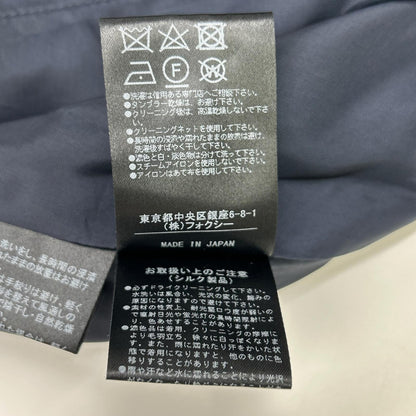 FOXEY フォクシー 40733 ネイビー ウール×シルク バックジップ ノースリーブドレスワンピース ワンピース