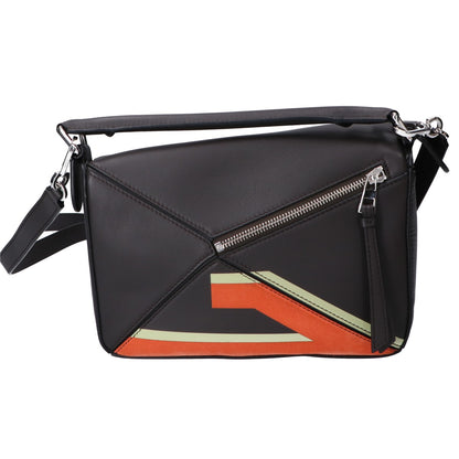 LOEWE ロエベ 美品 クラシックカーフ フューチャリスト キャット パズルバッグ スモール 2WAYショルダーバッグ ハンドバッグ