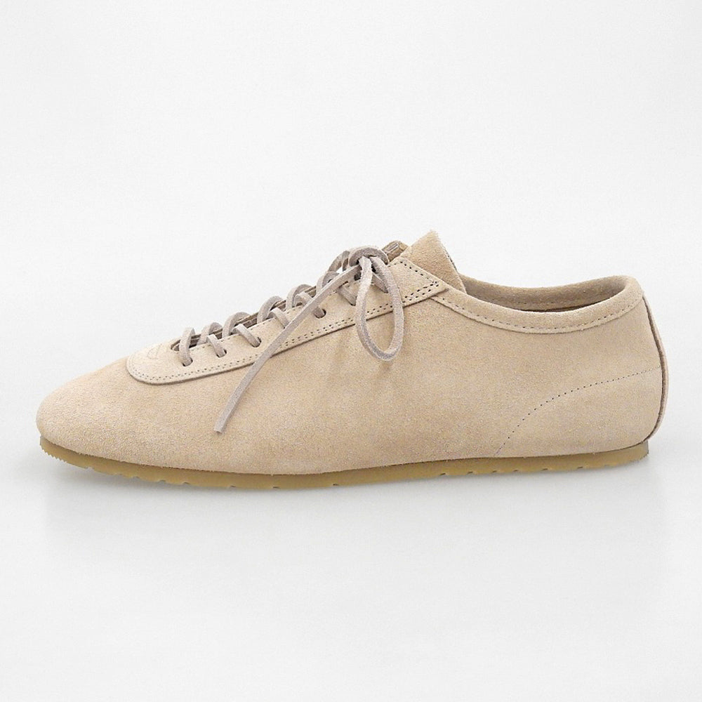 DRIES VAN NOTEN ドリスヴァンノッテン 美品 スエード レースアップラウンドトゥスニーカー シューズ メンズ ベージュ 41 シューズ