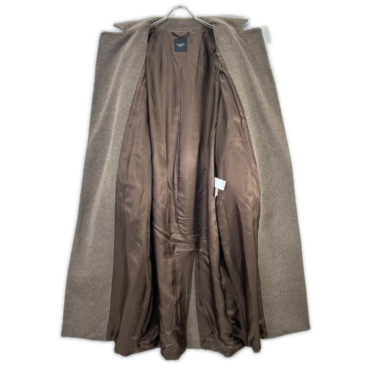 Max MaraWEEKEND Max Mara Weekend 2425016026 Gray Alpaca Mohair TEMPERA Long Gown Coat Coat