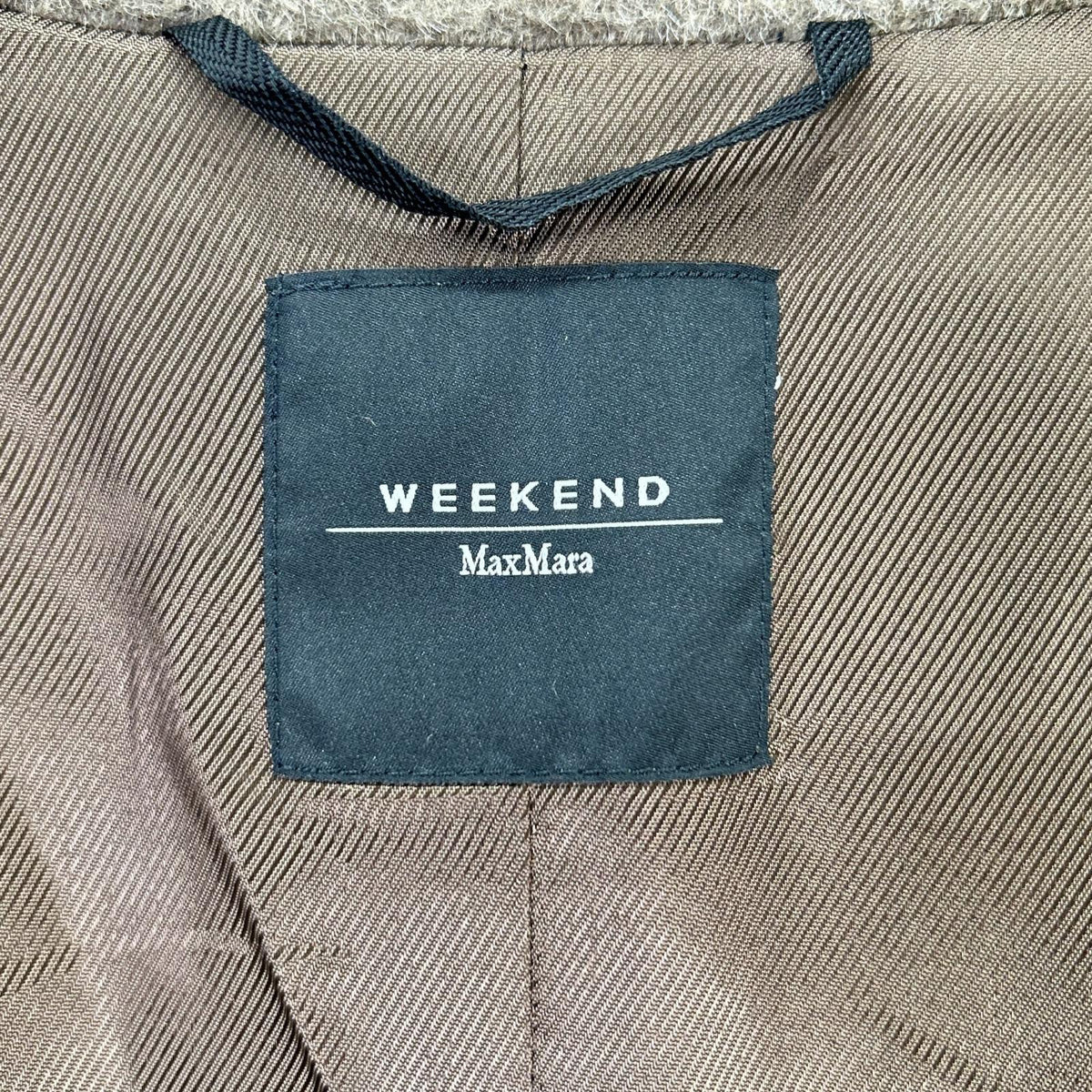 Max MaraWEEKEND Max Mara Weekend 2425016026 Gray Alpaca Mohair TEMPERA Long Gown Coat Coat