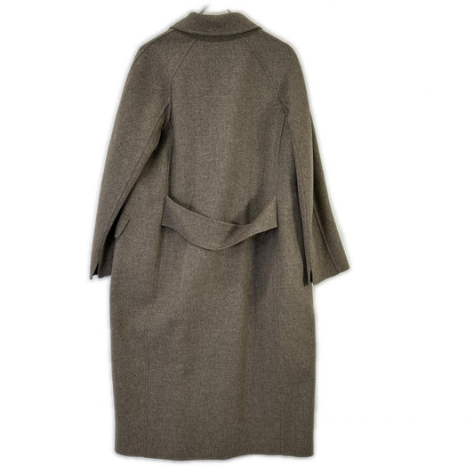 S MaxMara エスマックスマーラ 【CUCITO AMANO】90160899607 グレー ピュアヴァージンウール100 ダブルフェイスロングコート コート
