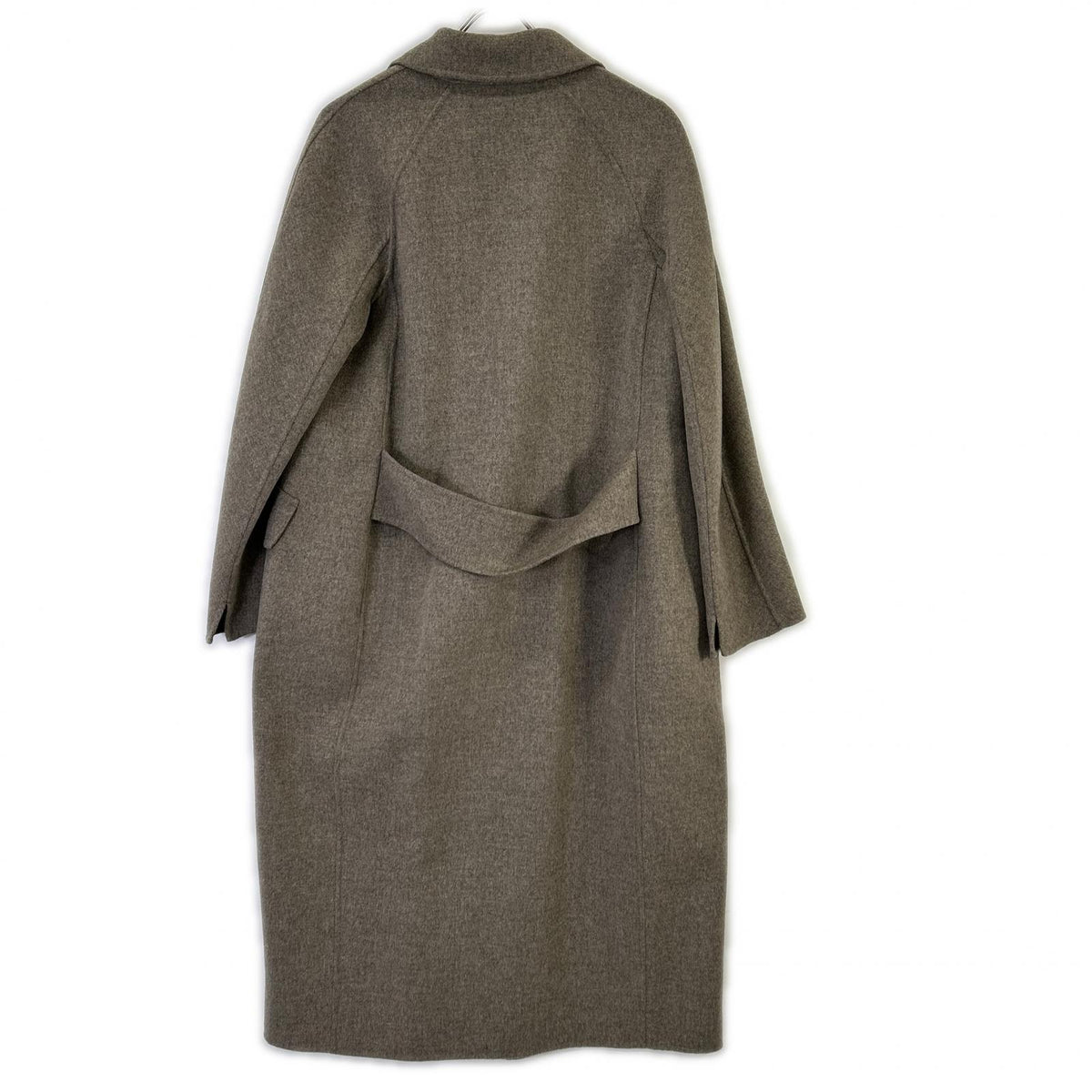 S MaxMara エスマックスマーラ 【CUCITO AMANO】90160899607 グレー ピュアヴァージンウール100 ダブルフェイスロングコート コート