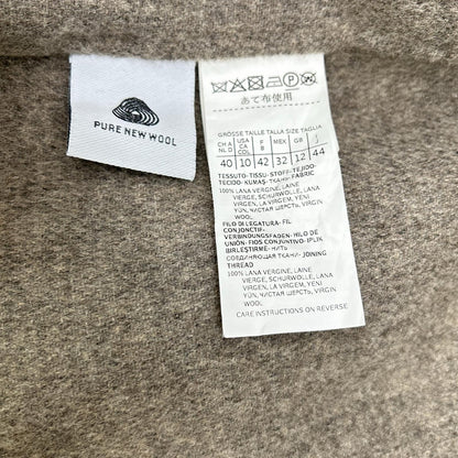 S MaxMara エスマックスマーラ 【CUCITO AMANO】90160899607 グレー ピュアヴァージンウール100 ダブルフェイスロングコート コート