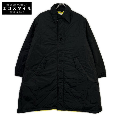 MM6 エムエムシックス M60168 MM089 22年 ブラック バックナンバー 6 パテッドナイロンコート コート