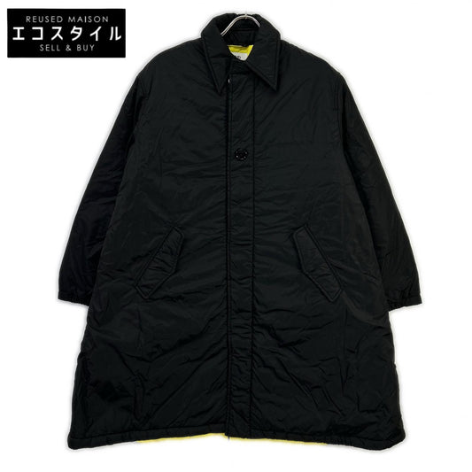 MM6 エムエムシックス M60168 MM089 22年 ブラック バックナンバー 6 パテッドナイロンコート コート
