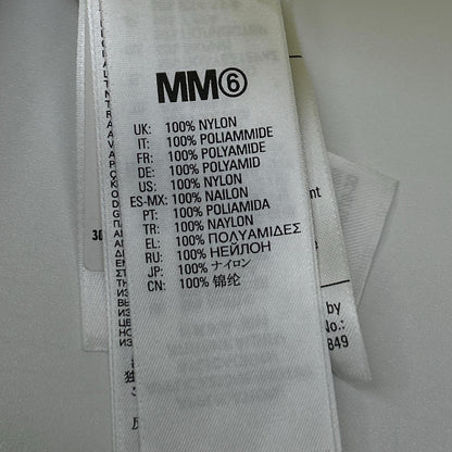 MM6 エムエムシックス M60168 MM089 22年 ブラック バックナンバー 6 パテッドナイロンコート コート