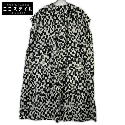 toogood トゥーグッド 26年製 ブラック×ホワイト THE POET DRESS CHEQUERBOARD LAWN - FLINT FELT TIP チェックワンピース ワンピース