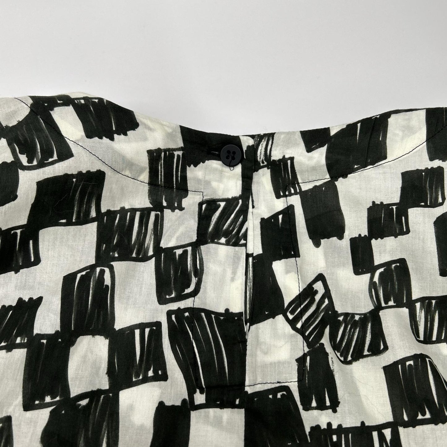 toogood トゥーグッド 26年製 ブラック×ホワイト THE POET DRESS CHEQUERBOARD LAWN - FLINT FELT TIP チェックワンピース ワンピース