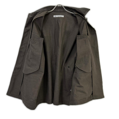 journal standard luxe ジャーナルスタンダード ラックス 25AW ブラウン レザーカラー ツイル カバーオール ジャケット