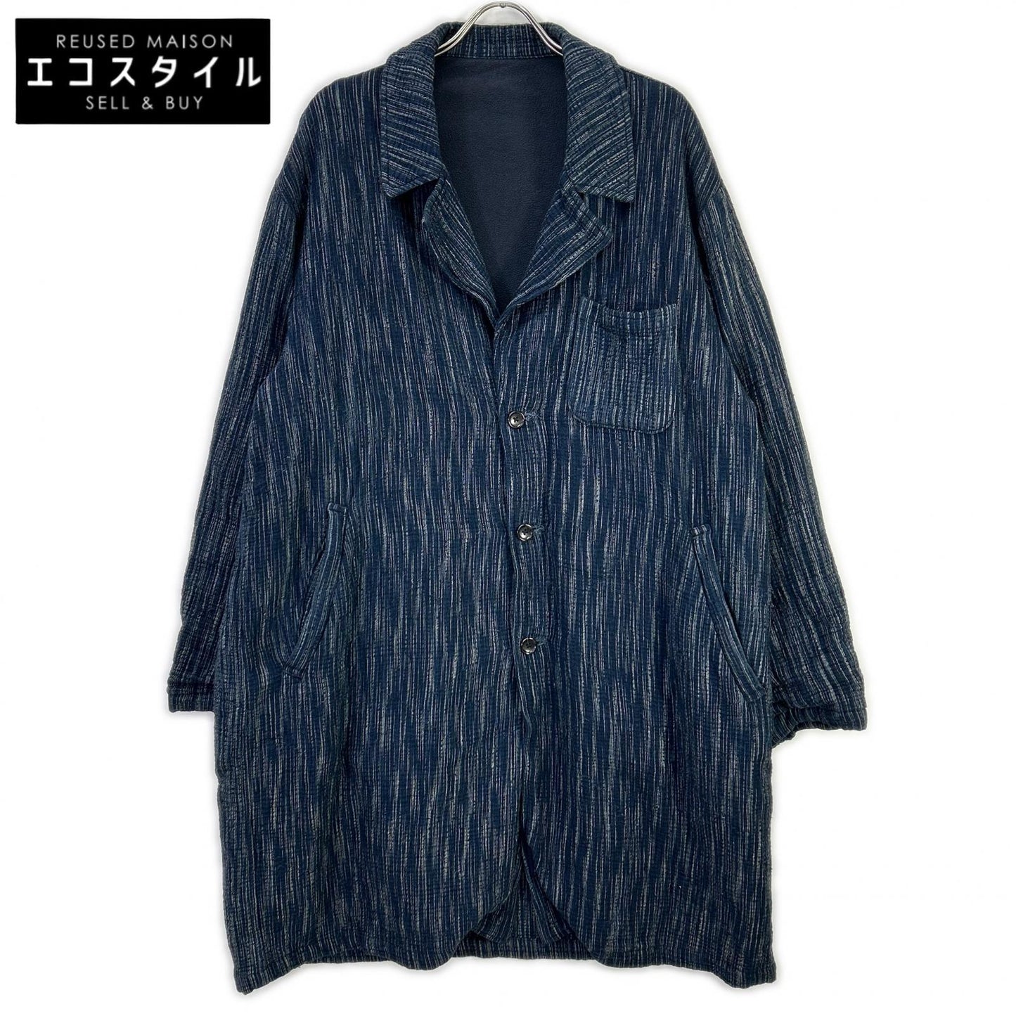 Porter Classic ポータークラシック インディゴ コットン 10周年記念限定 絣 KASURI COAT カスリコート コート