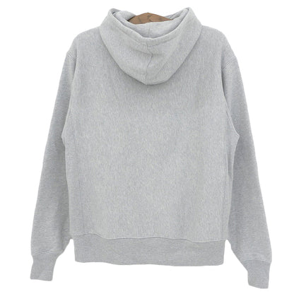 Champion チャンピオン 青タグ復刻 リバースウィーブ スナップボタン フーディー プルオーバー トップス メンズ グレー M トップス