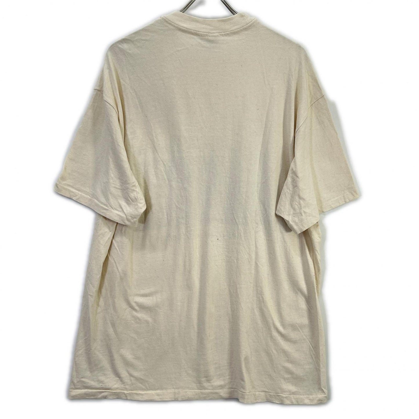 Hanes ヘインズ 90's USA製 アイボリー The Bass Brewery 企業ロゴ プリント Tシャツ コート