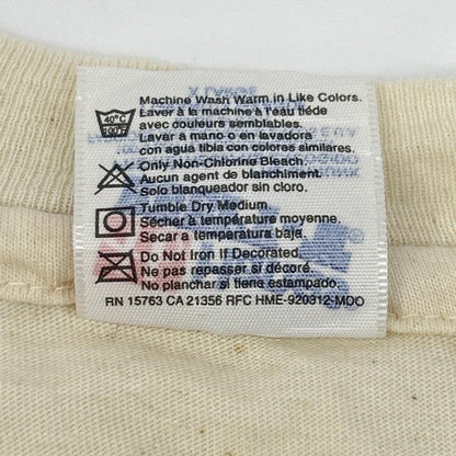 Hanes ヘインズ 90's USA製 アイボリー The Bass Brewery 企業ロゴ プリント Tシャツ コート