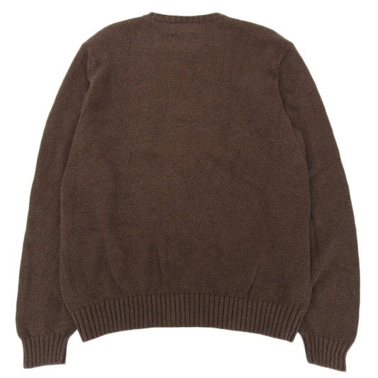 POLObyRalphLauren ポロラルフローレン ロゴ刺しゅう コットンニット モックネック セーター トップス メンズ ブラウン XL トップス