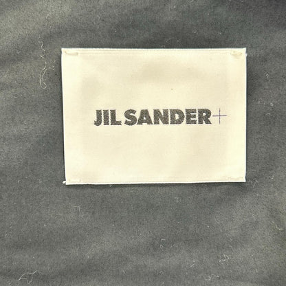 JILSANDER ジルサンダー J47DL0138 ブラック コットン ジップアップ ショートスリーブシャツ トップス