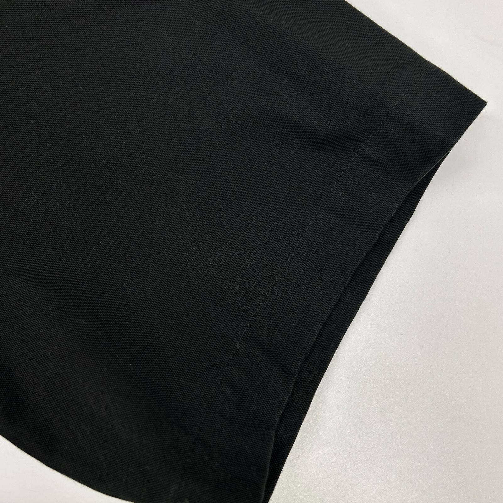 JILSANDER ジルサンダー J47DL0138 ブラック コットン ジップアップ ショートスリーブシャツ トップス