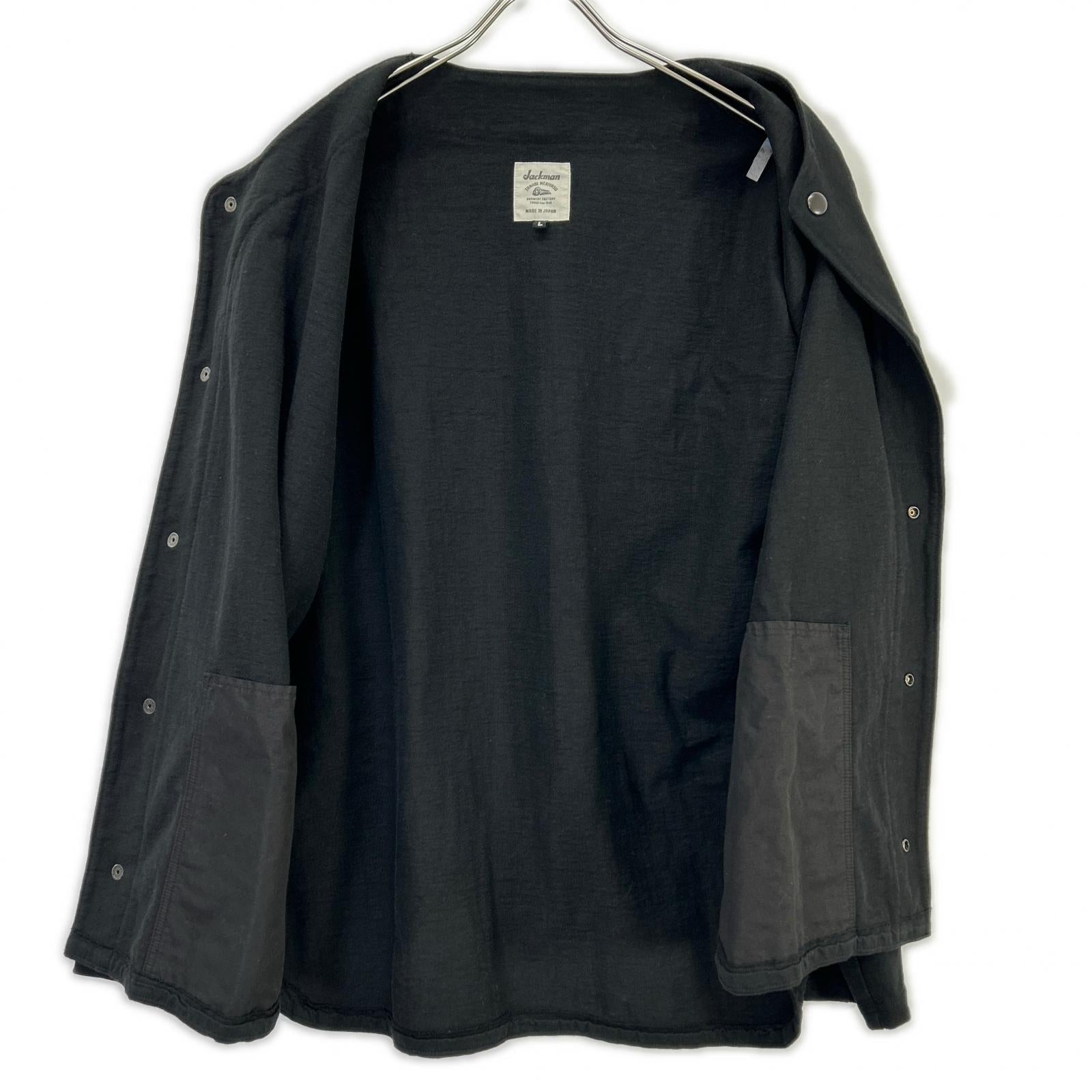 Jackman ジャックマン JM8513 ブラック 度詰め天竺 11.5z Dotsume UF Jacket ジャケット