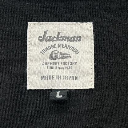 Jackman ジャックマン JM8513 ブラック 度詰め天竺 11.5z Dotsume UF Jacket ジャケット