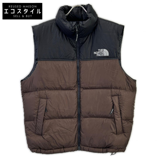 THE NORTH FACE ノースフェイス ブラック×ブラウン NOVELTY NUPTSE AIR RDS DOWN VEST ベスト