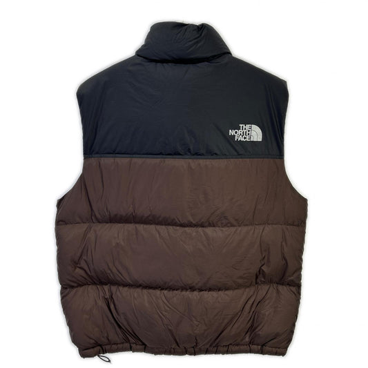 THE NORTH FACE ノースフェイス ブラック×ブラウン NOVELTY NUPTSE AIR RDS DOWN VEST ベスト