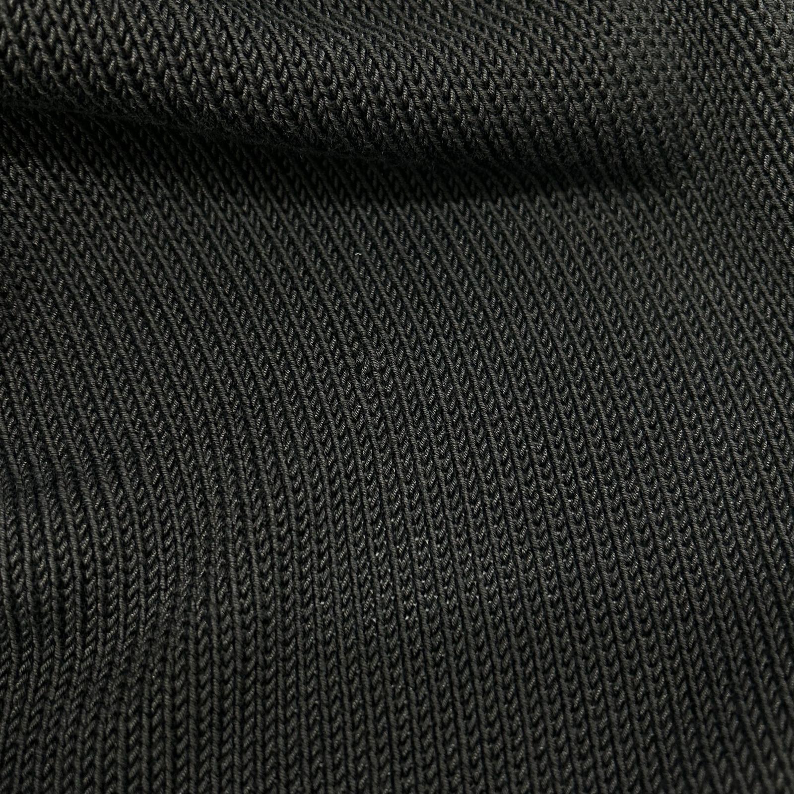 SalvatoreFerragamo サルバトーレフェラガモ 122377 775740 24SS ブラック コットン long-sleeve polo shirt プルオーバーニットポロシャツ トップス