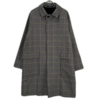 TAGLIATORE タリアトーレ LOYD/S ST ベージュ ハウンドトゥース ウール LOYD バルカラーコート コート