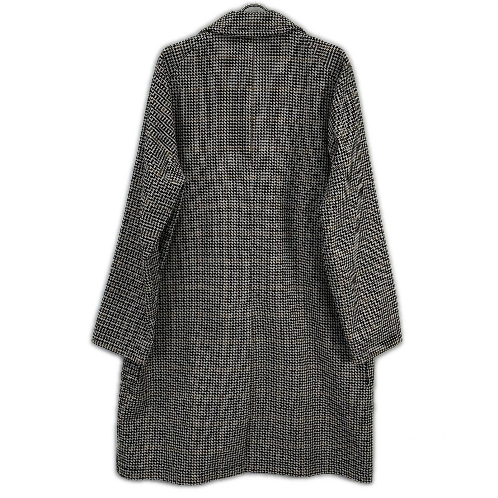TAGLIATORE タリアトーレ LOYD/S ST ベージュ ハウンドトゥース ウール LOYD バルカラーコート コート