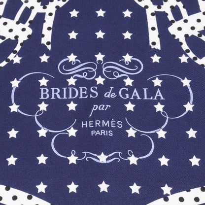 HERMES エルメス 【新品同様/24年製】ブリッド・ガラ・バンダナ・ドット カレ70 シルク100％ スカーフ