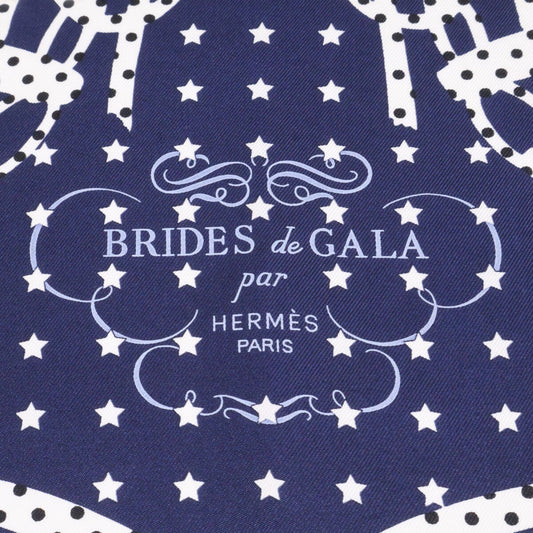 HERMES エルメス 【新品同様/24年製】ブリッド・ガラ・バンダナ・ドット カレ70 シルク100％ スカーフ