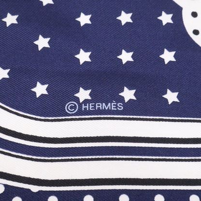 HERMES エルメス 【新品同様/24年製】ブリッド・ガラ・バンダナ・ドット カレ70 シルク100％ スカーフ