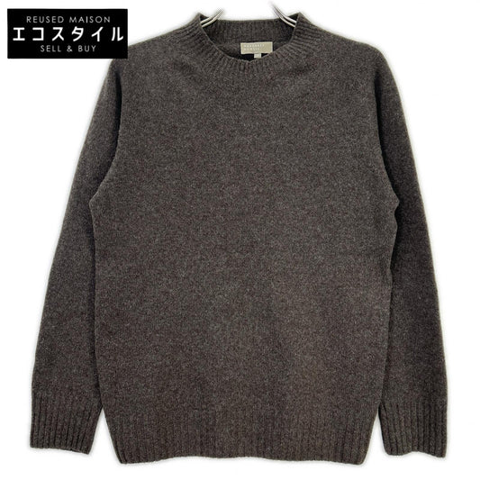 MargaretHowell マーガレットハウエル 579-2260001 ブラウン カシミヤ混 クルーネックニット トップス