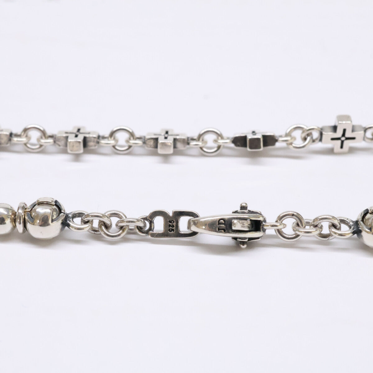 JustinDavis ジャスティンデイビス SNJ839 925 INFINITE CROSS クロス/ボール チェーン ネックレス