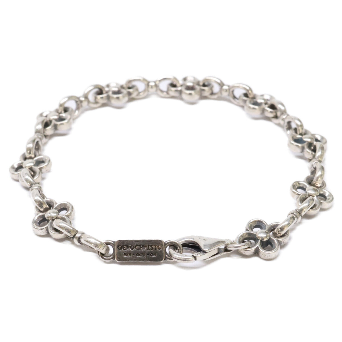 Gerochristo ジェロクリスト 6633 925 Flower Chain Bracelet フラワーチェーン ブレスレット