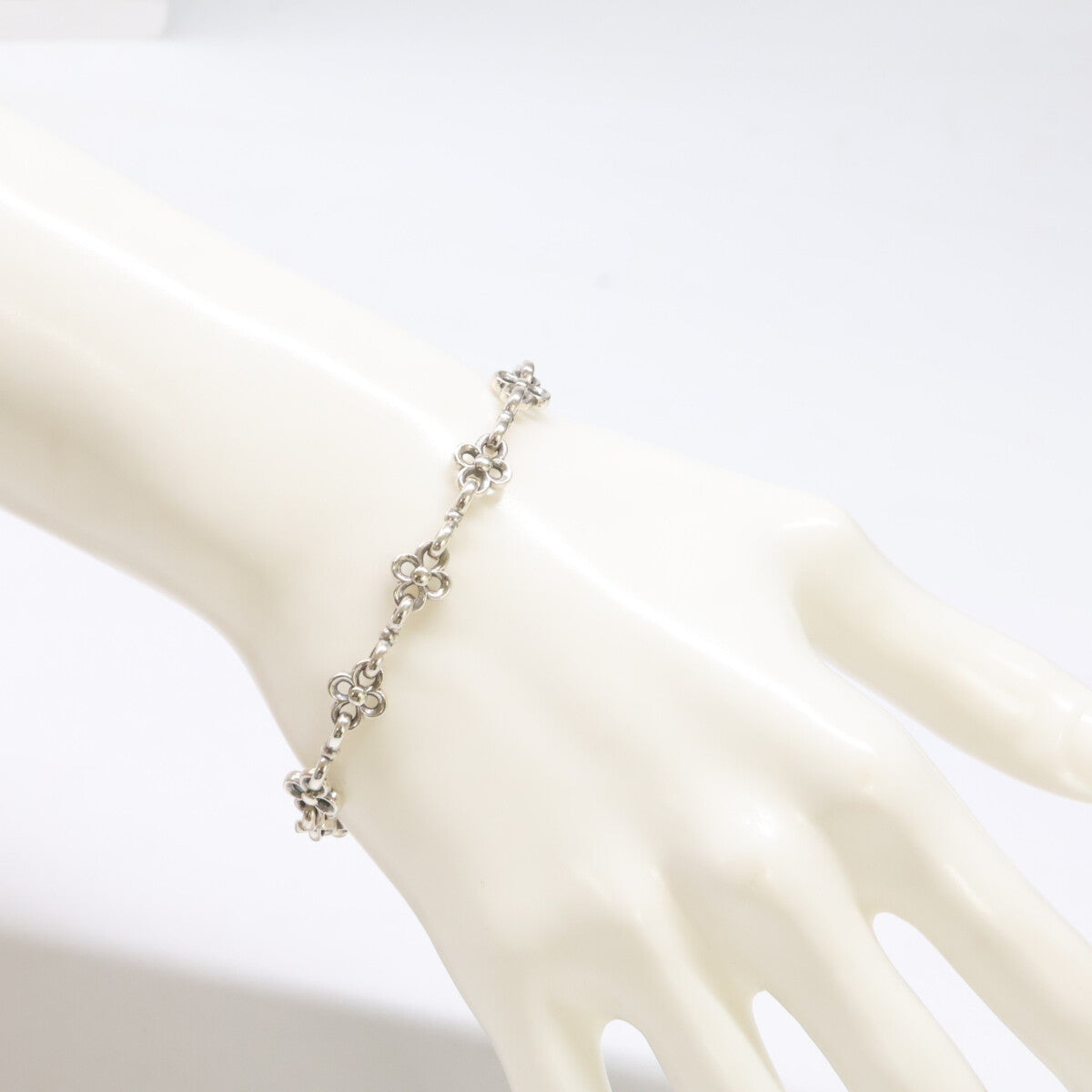 Gerochristo ジェロクリスト 6633 925 Flower Chain Bracelet フラワーチェーン ブレスレット