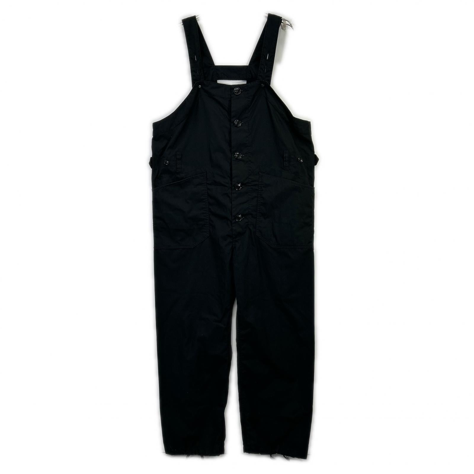Engineered Garments エンジニアードガーメンツ ブラック PC Poplin サイドアジャスター オーバーオール オーバーオール オールインワン