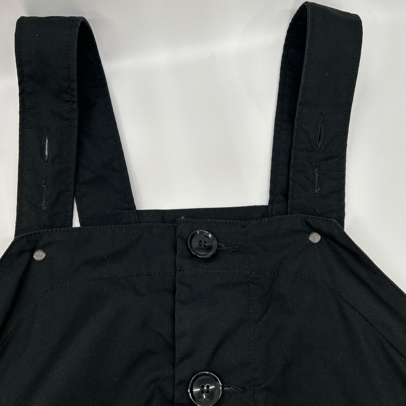 Engineered Garments エンジニアードガーメンツ ブラック PC Poplin サイドアジャスター オーバーオール オーバーオール オールインワン