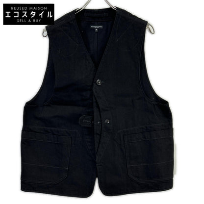 Engineered Garments エンジニアードガーメンツ ブラック Upland Vest Cotton Bull Denim ボトムス