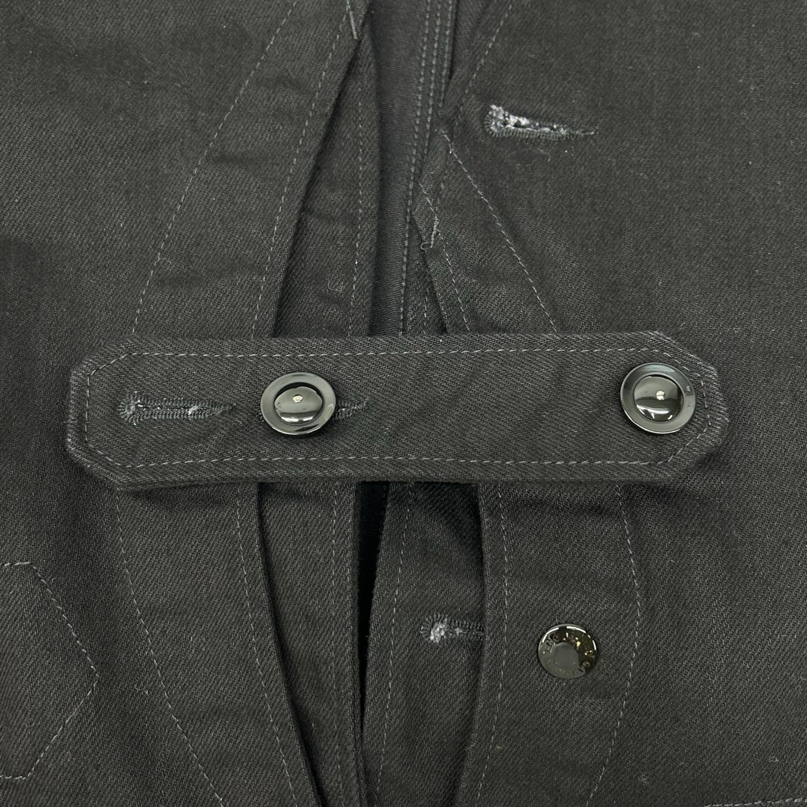 Engineered Garments エンジニアードガーメンツ ブラック Upland Vest Cotton Bull Denim ボトムス