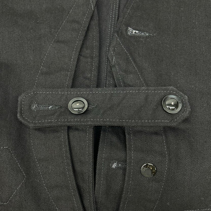 Engineered Garments エンジニアードガーメンツ ブラック Upland Vest Cotton Bull Denim ボトムス
