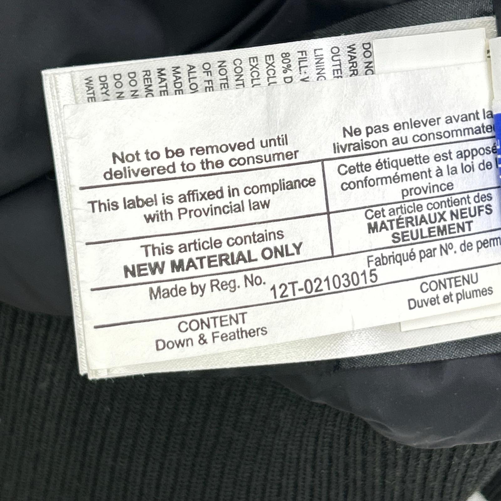 CANADA GOOSE カナダグース 7999MA ブラック チリワックボンバー ダウンジャケット ジャケット