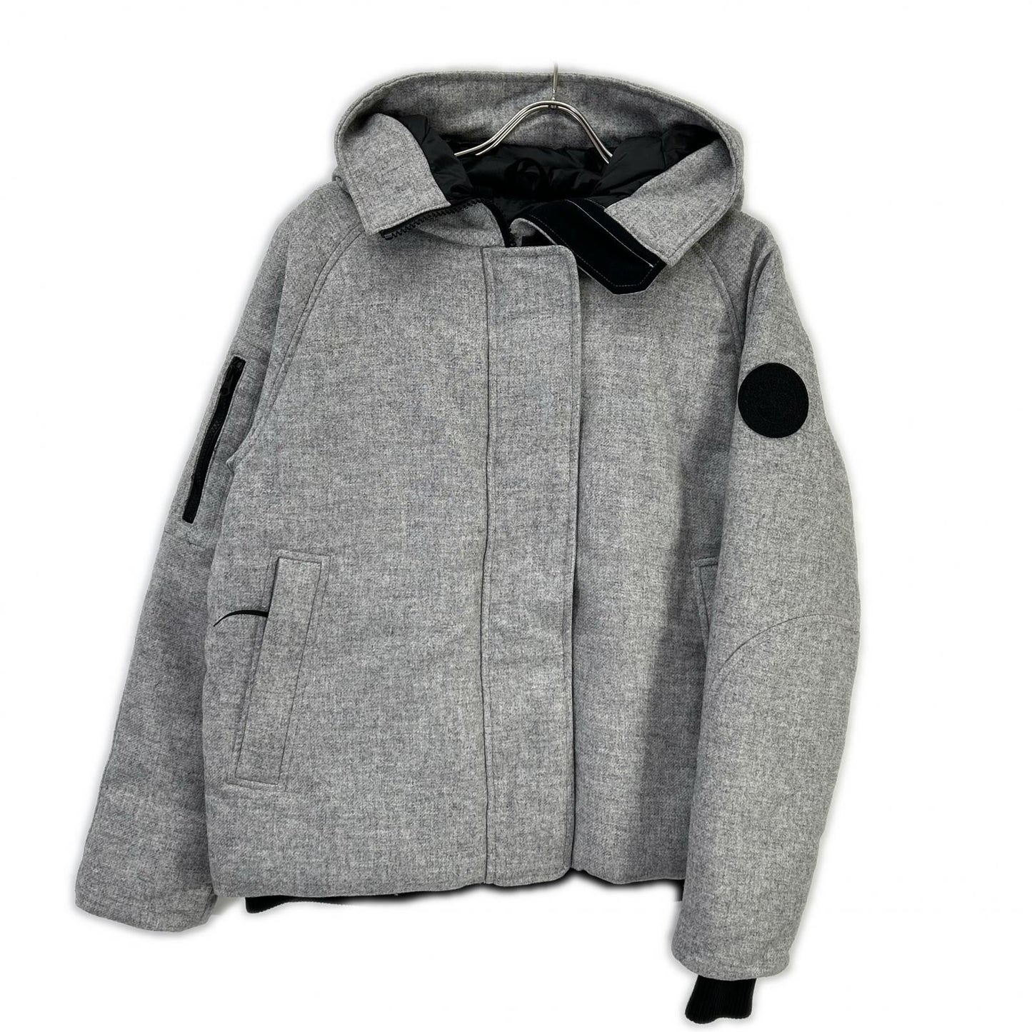 CANADA GOOSE カナダグース 3853WB3 ブラックレーベル グレー Everleigh Bomber Wool/エバーレー ボンバー ウール ダウンジャケット ジャケット