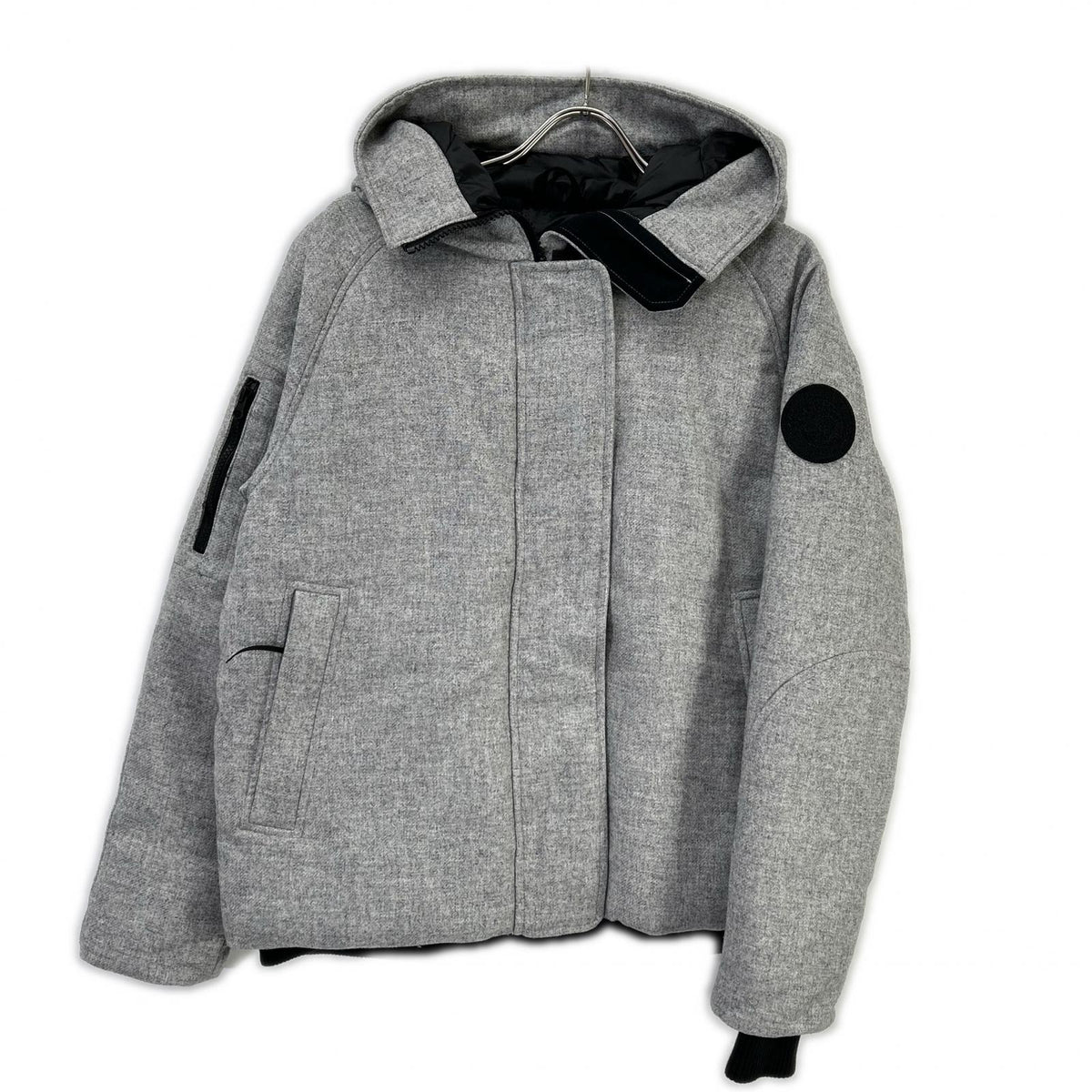 CANADA GOOSE カナダグース 3853WB3 ブラックレーベル グレー Everleigh Bomber Wool/エバーレー ボンバー ウール ダウンジャケット ジャケット