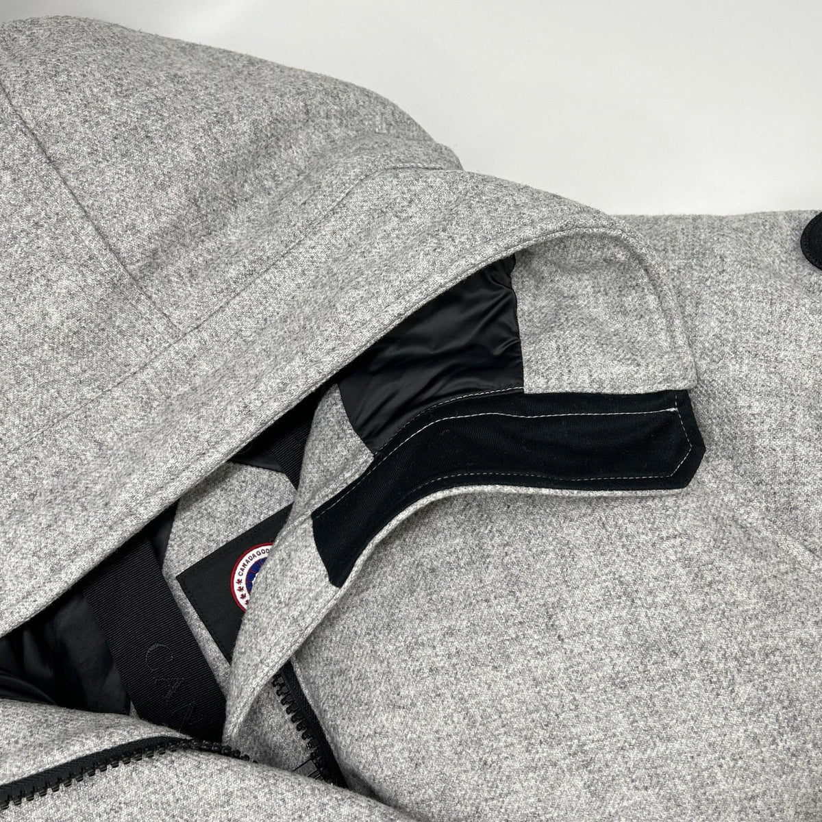 CANADA GOOSE カナダグース 3853WB3 ブラックレーベル グレー Everleigh Bomber Wool/エバーレー ボンバー ウール ダウンジャケット ジャケット