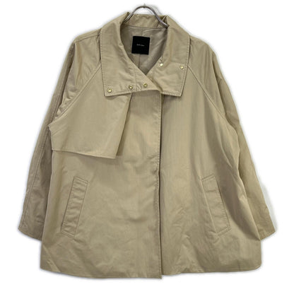 Spick&Span スピック＆スパン 26年製 ベージュ CO/PAスタンドカラーショートコート コート