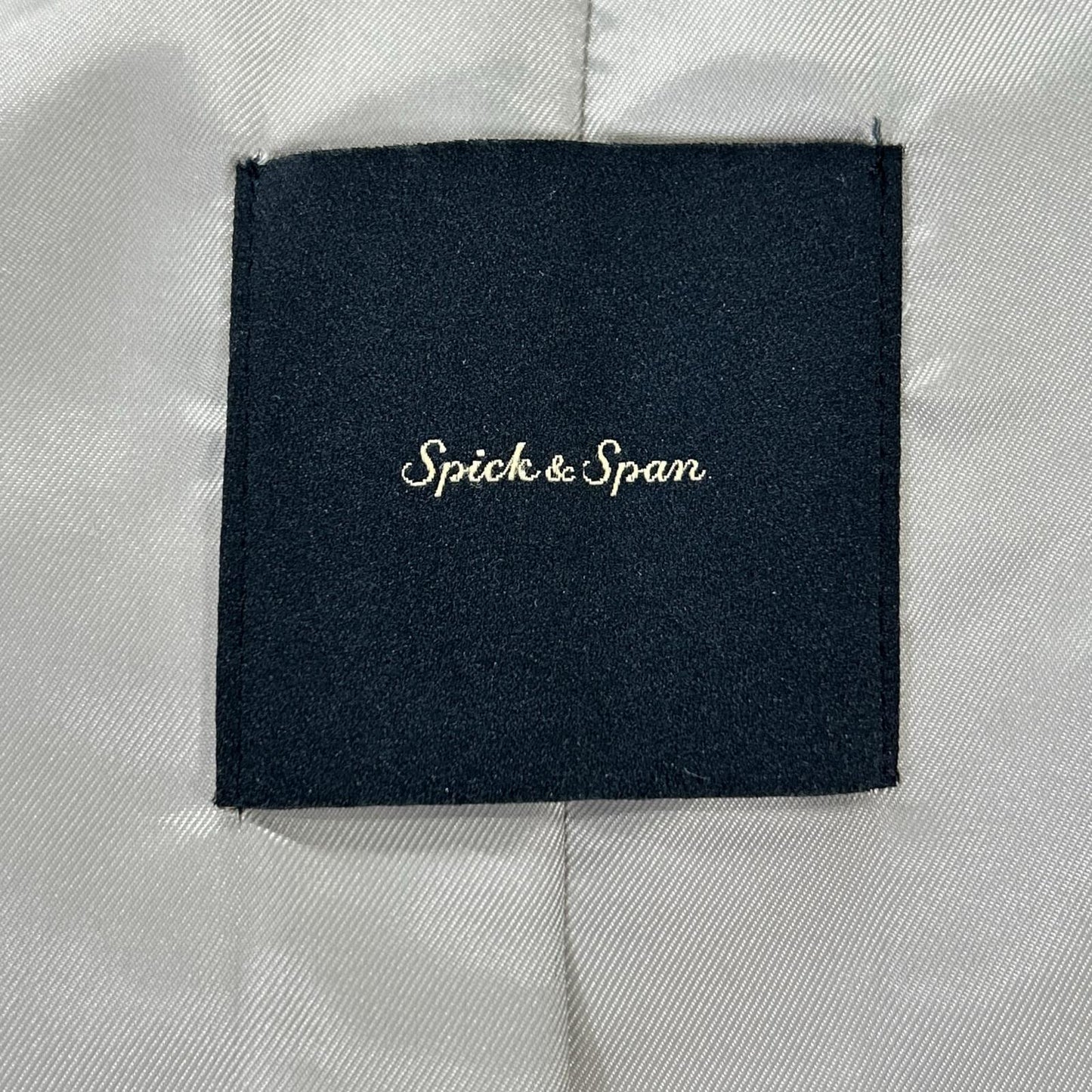 Spick&Span スピック＆スパン 26年製 ベージュ CO/PAスタンドカラーショートコート コート