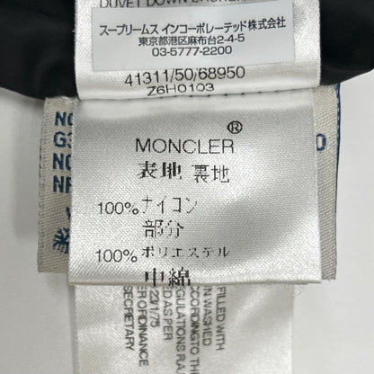 MONCLER モンクレール 41311 ブラック BAZILL/バジーレ フーデットダウンジャケット ジャケット
