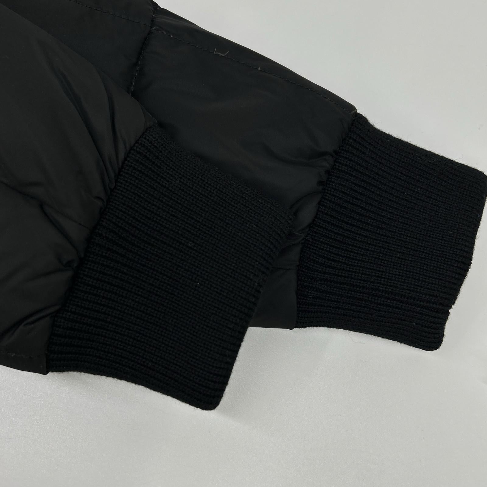 MONCLER モンクレール 10年製 ブラック RIBERA/リベラ ファー付きフーデットダウンジャケット ジャケット
