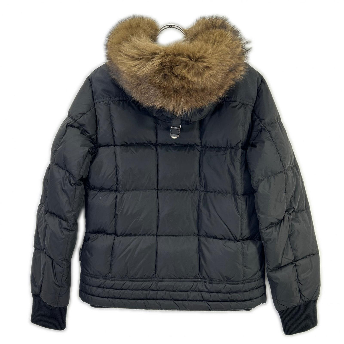 MONCLER モンクレール 10年製 ブラック RIBERA/リベラ ファー付きフーデットダウンジャケット ジャケット