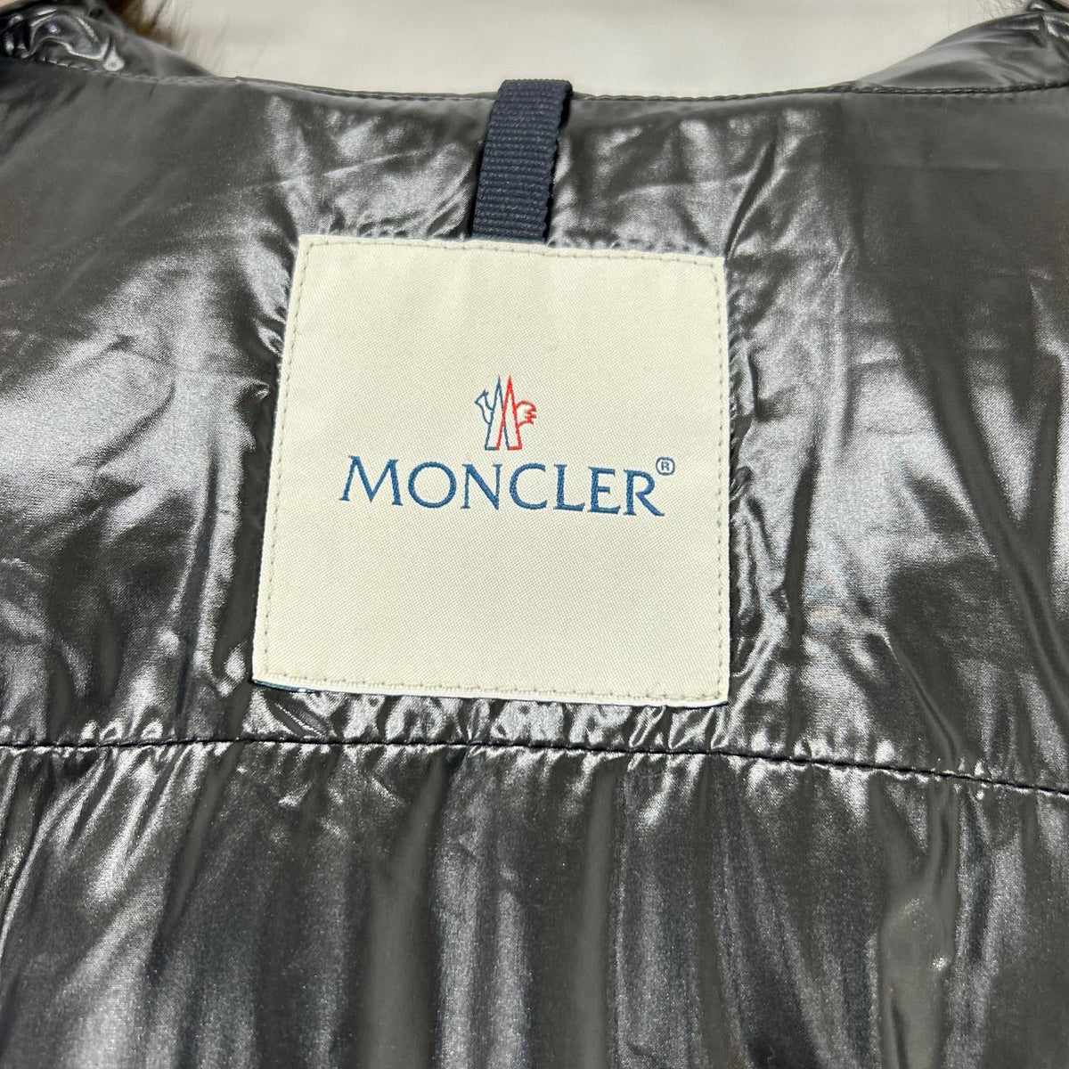 MONCLER モンクレール 10年製 ブラック RIBERA/リベラ ファー付きフーデットダウンジャケット ジャケット